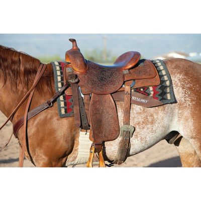 Image showing  Synergy Close Contact Steam Pressed 100% Merino Wool Felt Performance Saddle Pad