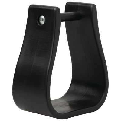 Weaver Equine Synthetic Stirrups, Deep Roper 3 in., Black