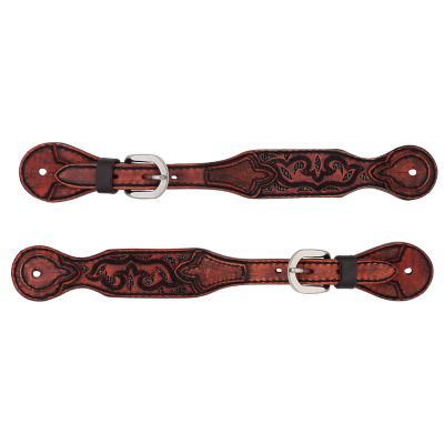 Weaver Equine Turquoise Cross Pioneer Spur Straps