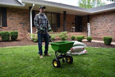 Image showing  85 lb. Push Broadcast Spreader