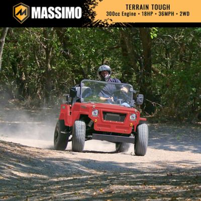 Image showing  300cc 2-Seater All-Terrain Go Kart, Green