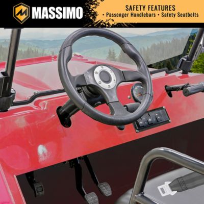 Image showing 5 th Massimo 300cc 2-Seater All-Terrain Go Kart, Green