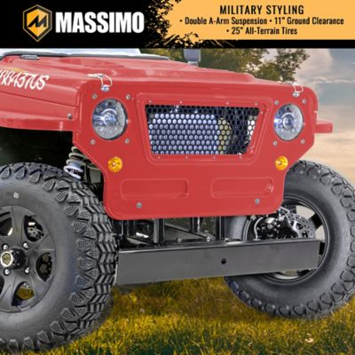 Image showing 6 th Massimo 300cc 2-Seater All-Terrain Go Kart, Green