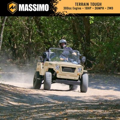 Image showing  300cc 2-Seater All-Terrain Go Kart, Green