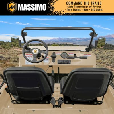 Image showing  300cc 2-Seater All-Terrain Go Kart, Green