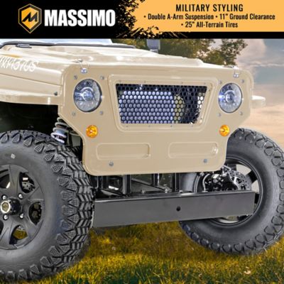 Image showing 6 th Massimo 300cc 2-Seater All-Terrain Go Kart, Green