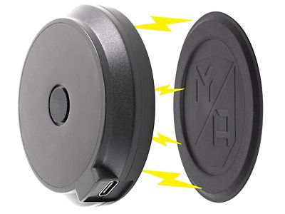 Image showing  Replacement Plate For FLEX Magnetic Wireless Charger, Black