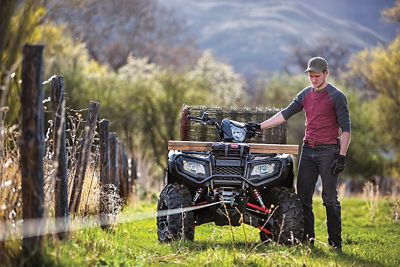 Image showing 5 th Warn VRX ATV Winch, 2,500lb, with Steel Rope and Roller Fairlead, 101025
