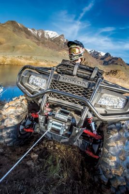 Image showing 7 th Warn VRX ATV Winch, 2,500lb, with Steel Rope and Roller Fairlead, 101025