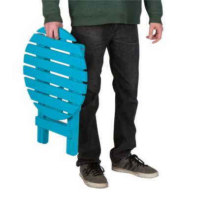 Image showing  Apex Round Outdoor Folding Adirondack End Table (Assembled)