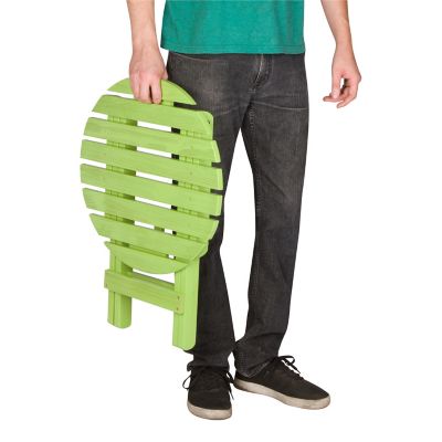 Image showing  Apex Round Outdoor Folding Adirondack End Table (Assembled)