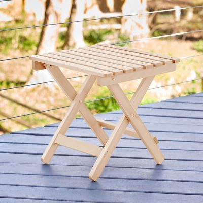 Image showing  Apex Square Outdoor Folding Adirondack End Table (Assembled)