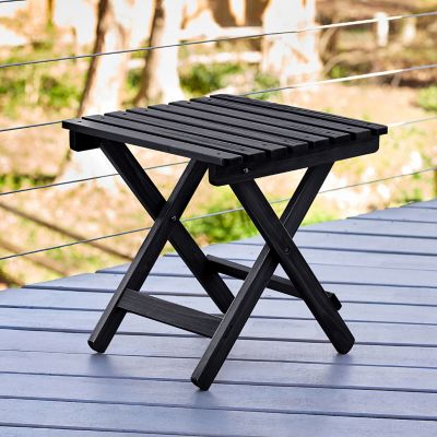 Image showing  Apex Square Outdoor Folding Adirondack End Table (Assembled)