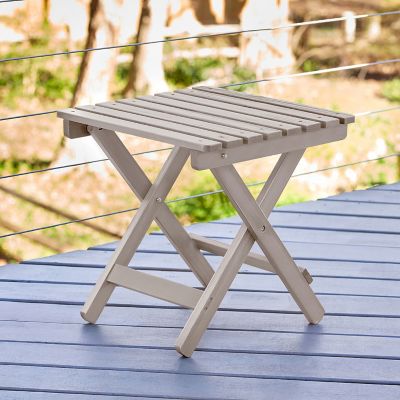 Image showing  Apex Square Outdoor Folding Adirondack End Table (Assembled)