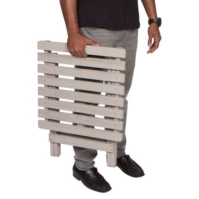Image showing  Apex Square Outdoor Folding Adirondack End Table (Assembled)