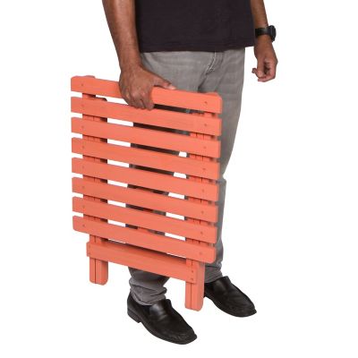 Image showing  Apex Square Outdoor Folding Adirondack End Table (Assembled)