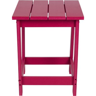 Image showing  Camden Outdoor Portable All-Weather HDPE Adirondack Side Table