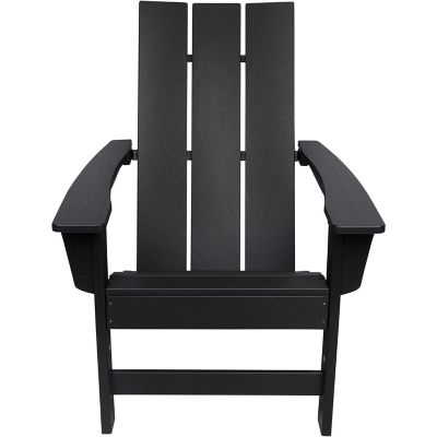 Image showing  Fairfield Modern Slatted All-Weather Poly Resin Lumber Adirondack Chair