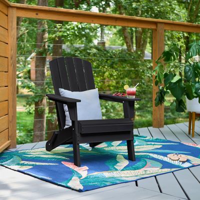 Image showing  Weather Resistant Folding Adirondack Chair