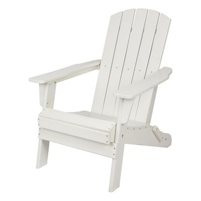 Shine Company Weather Resistant Folding Adirondack Chair