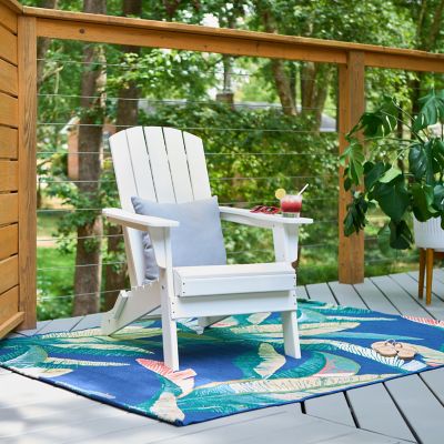 Image showing  Weather Resistant Folding Adirondack Chair