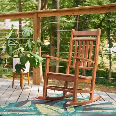Image showing  Marathon All-Weather HDPE Poly Resin Patio Rocking Chair