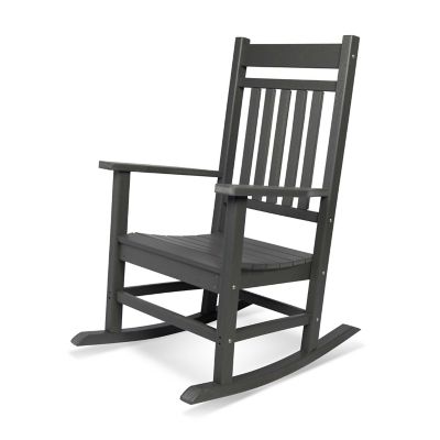Shine Company Marathon All-Weather HDPE Poly Resin Patio Rocking Chair