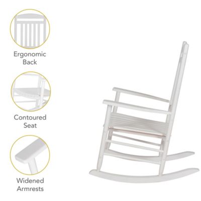 Image showing  Bedford Outdoor Hardwood Patio Rocking Chair (Set of 2)