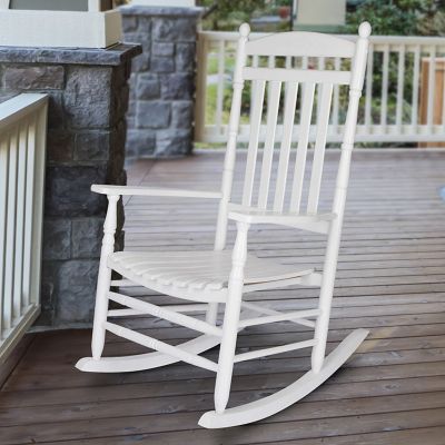 Image showing  Heritage Outdoor Patio Wood Rocking Chair (Set of 2)