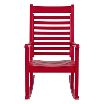 Image showing  Luxor Spacious Porch Rocker Solid Wood Outdoor Rocking Chair (Set of 2)