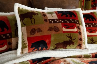 Image showing  Patchwork Lodge Plush Bedding