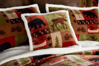 Image showing  Patchwork Lodge Plush Bedding