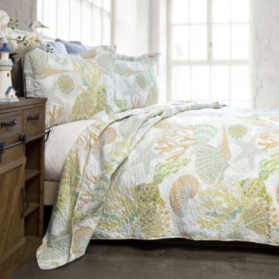 Image showing  Coastal Reef Quilt Bedding Set