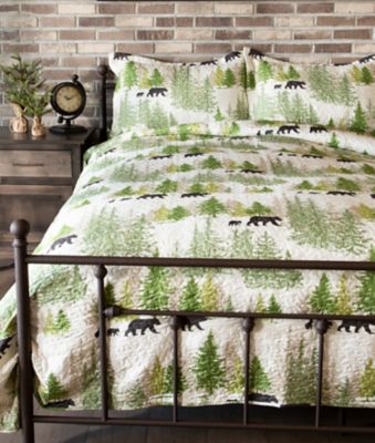 Image showing  Pine Wilderness Quilt Bedding Set