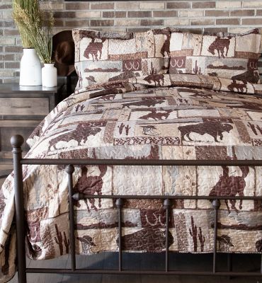 Image showing  Vintage Cowboy Quilt Set