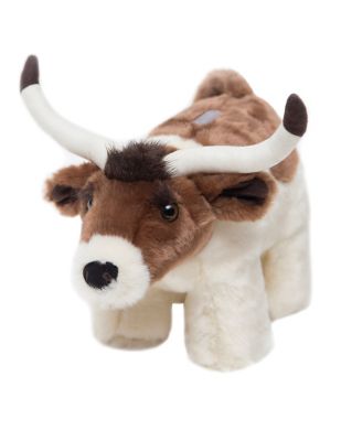 CARSTENS Plush Longhorn Cow Coin Bank