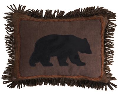 CARSTENS Black Bear Pillow