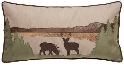 CARSTENS Deer Scene Pillow