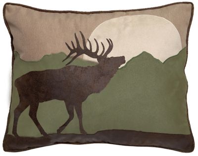 CARSTENS Elk Scene Pillow