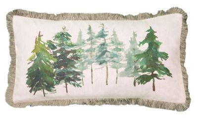 CARSTENS Watercolor Pines Pillow 14 x 26