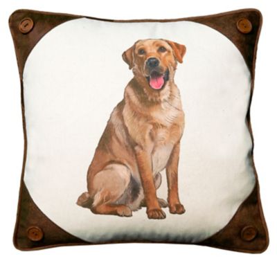 CARSTENS Watercolor Lab Pillow 18 x 18