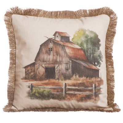 CARSTENS Rustic Barn Pillow