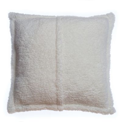 Image showing  Rust and Sage Plaid Plush Pillow, 18 in. x 18 in.
