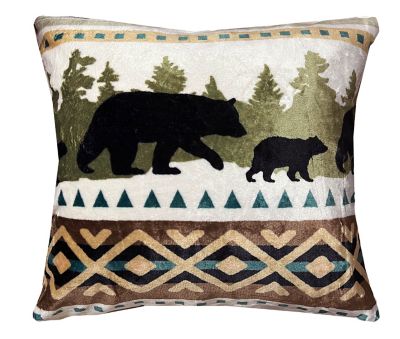 CARSTENS Hidden Lake Plush Sherpa Pillow