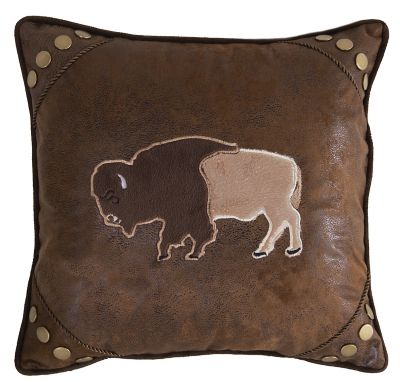 Wrangler Buffalo Pillow