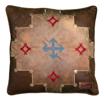 Wrangler Arrow Rivet Pillow 18 x 18