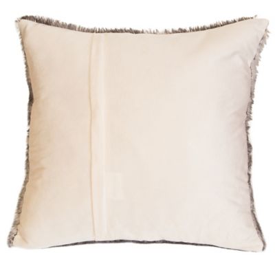 Image showing 4 th CARSTENS Plush Faux Fur Pillow
