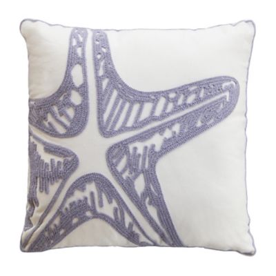 CARSTENS Lavendar Starfish Pillow