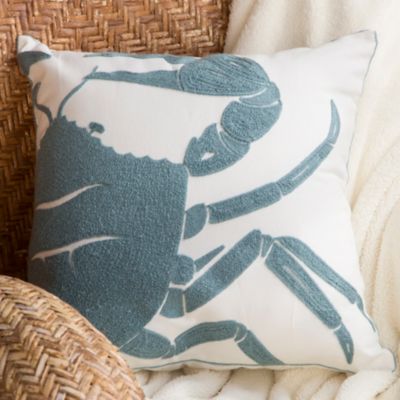 CARSTENS Blue Crab Pillow