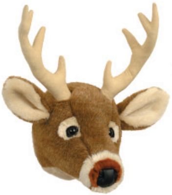 CARSTENS Plush White Tail Deer Small Trophy Head